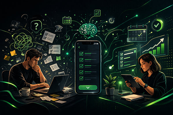 Task AI list and planning experience